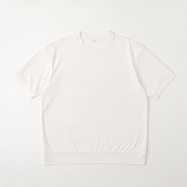 TVC(ティーヴィシー) 汗ジミが目立ちにくいポンチ半袖Tシャツ メンズ(シロ-S)