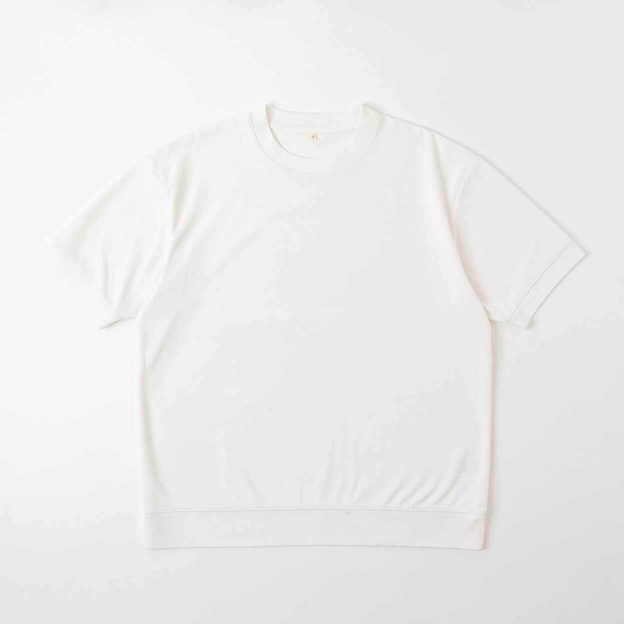 TVC(ティーヴィシー) 汗ジミが目立ちにくいポンチ半袖Tシャツ メンズ(シロ-XL)