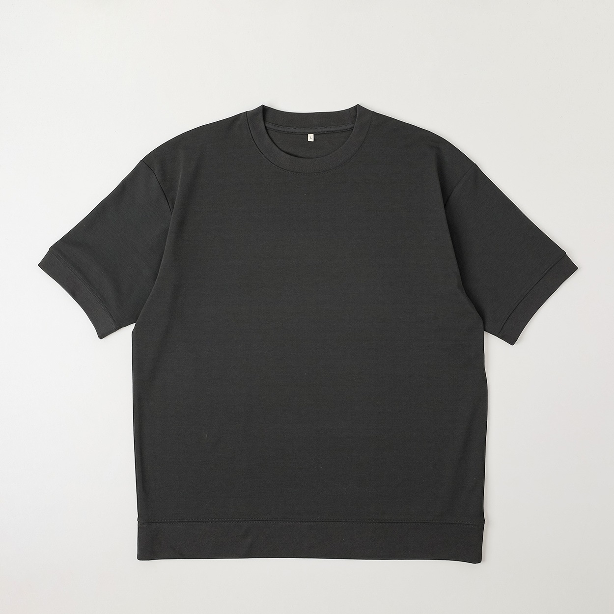 TVC(ティーヴィシー) 汗ジミが目立ちにくいポンチ半袖Tシャツ メンズ(クロ-S)