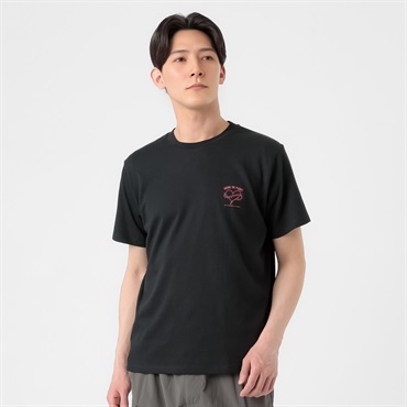 TVC(ティーヴィシー) SAVING THE PLANET by KATHARINE HAMNETT モチーフ半袖Tシャツ メンズ(クロ-S)