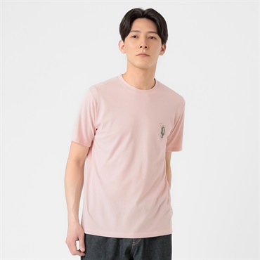 TVC(ティーヴィシー) SAVING THE PLANET by KATHARINE HAMNETT モチーフ半袖Tシャツ メンズ(ウスアカ-S)