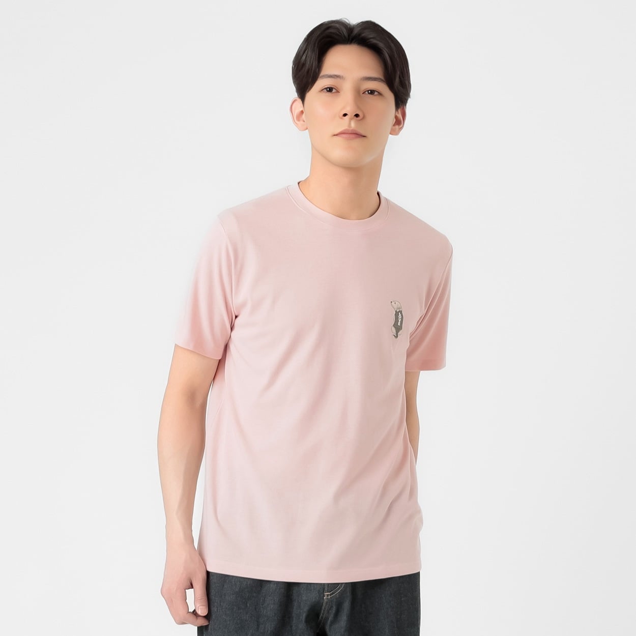TVC(ティーヴィシー) SAVING THE PLANET by KATHARINE HAMNETT モチーフ半袖Tシャツ メンズ(ウスアカ-M)