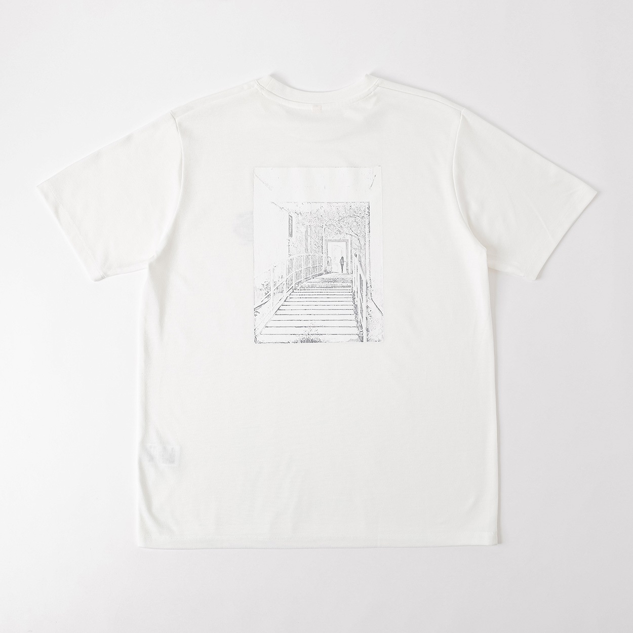 TVC(ティーヴィシー) SAVING THE PLANET by KATHARINE HAMNETT フォト半袖Tシャツ メンズ(Ａシロ(背中プリント）-XL)
