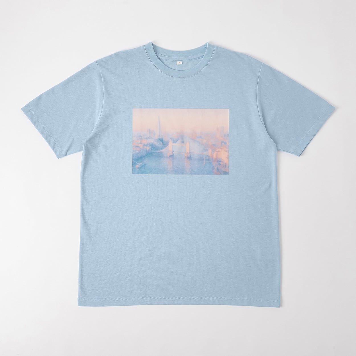 TVC(ティーヴィシー) SAVING THE PLANET by KATHARINE HAMNETT フォト半袖Tシャツ メンズ(ウスアオ-M)