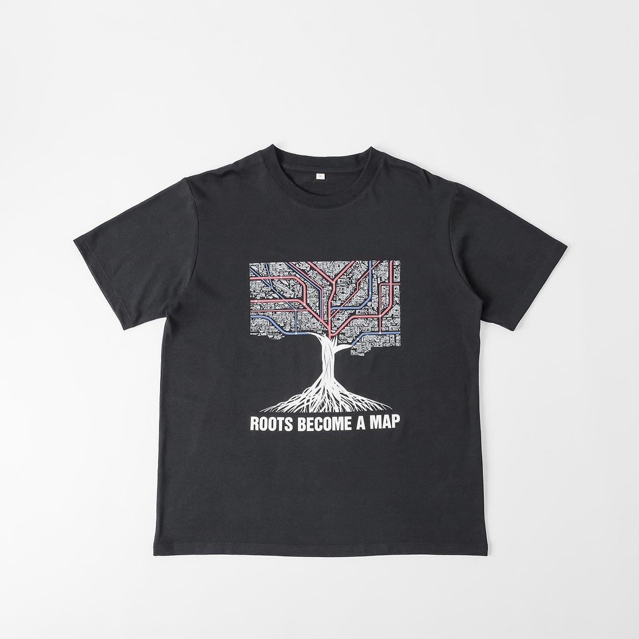 TVC(ティーヴィシー) SAVING THE PLANET by KATHARINE HAMNETT プリント半袖Tシャツ メンズ(クロ-L)