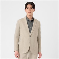 TVC(ティーヴィシー) 【オルスタ】 リネンライク ジャケット メンズ(ウスチャ-S)