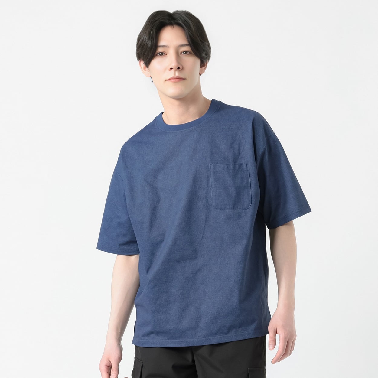 TVC(ティーヴィシー) 【かぜクル】半袖Tシャツ メンズ(アオ-M)