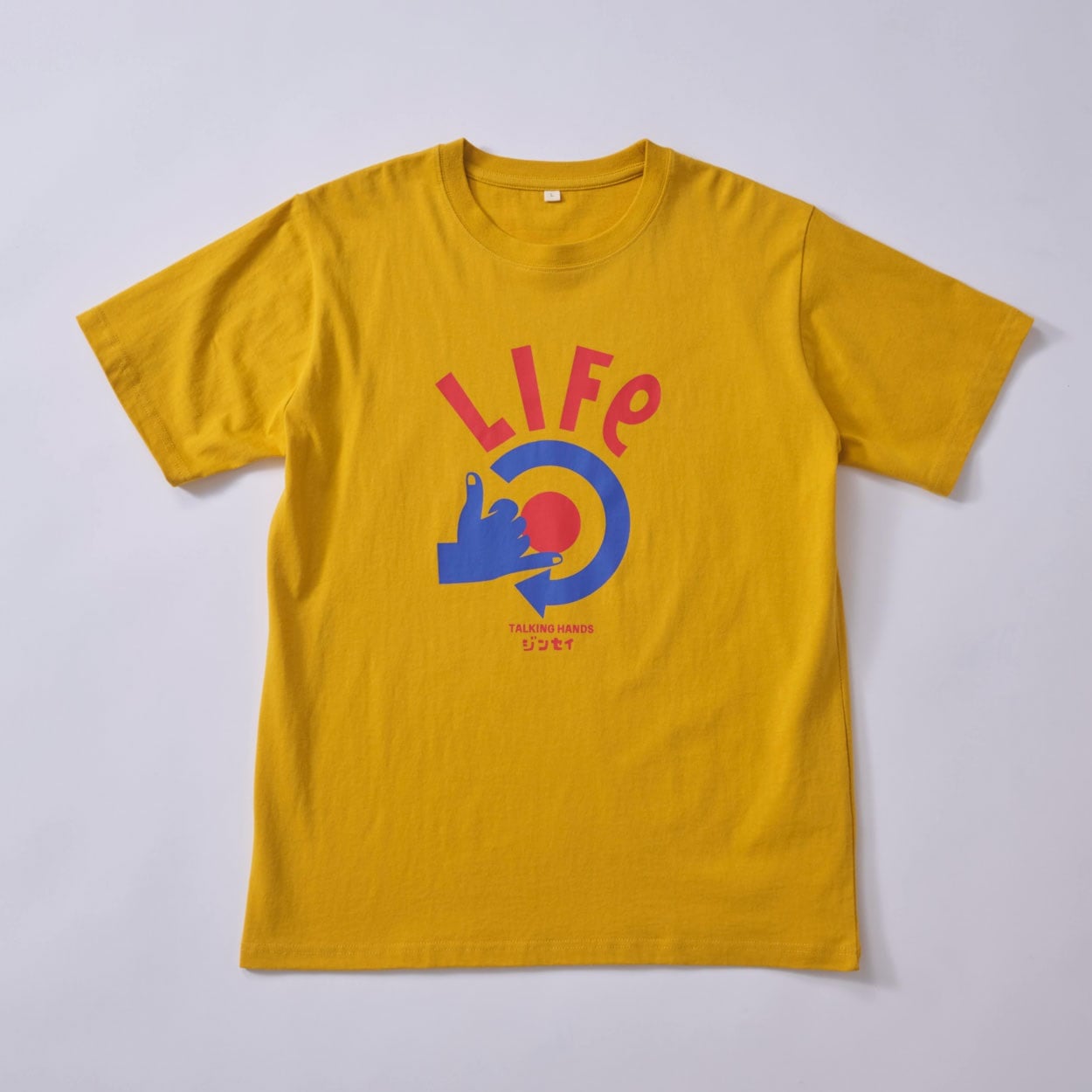 TVC(ティーヴィシー) トーキングハンズ半袖Tシャツ メンズ(キイロ-M)
