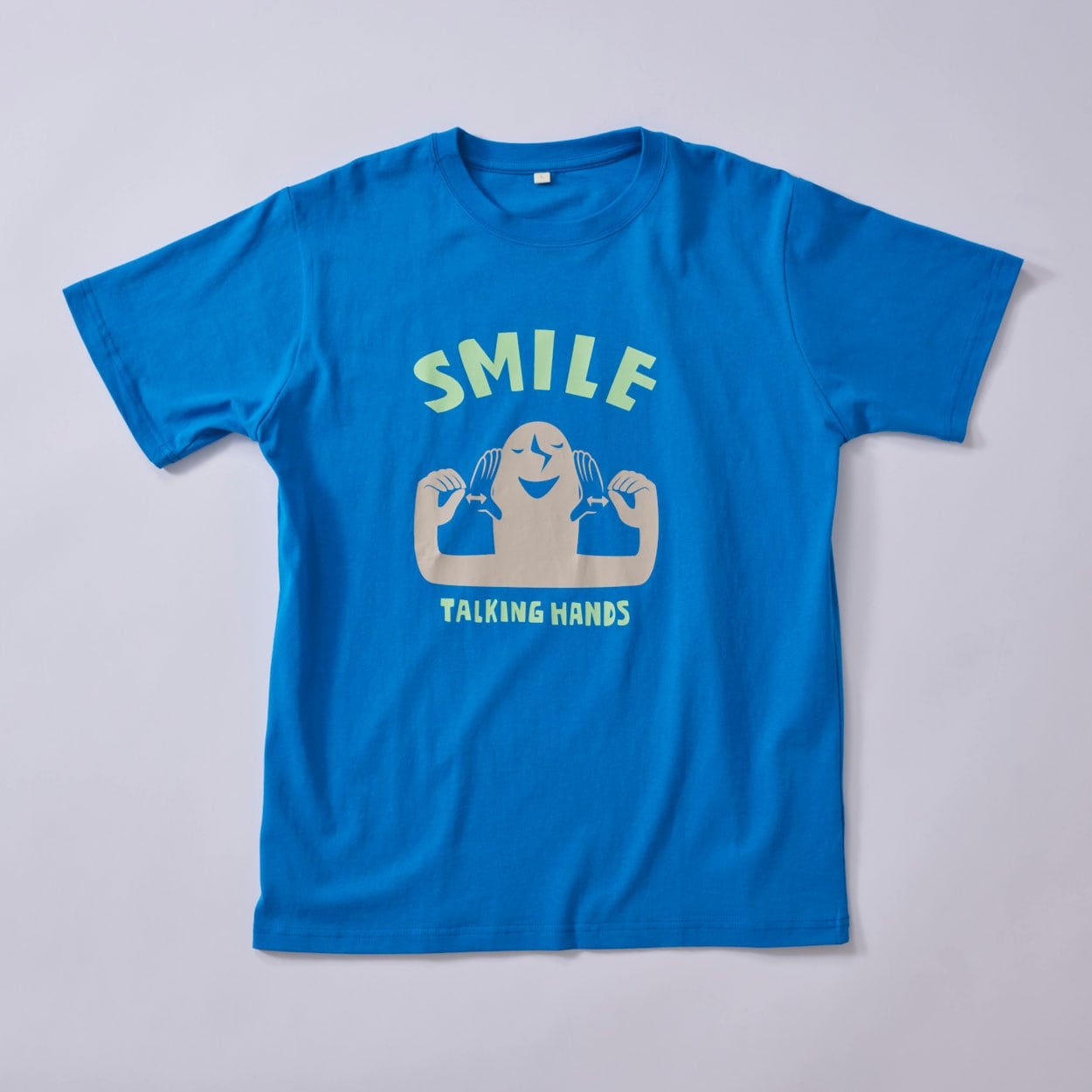 TVC(ティーヴィシー) トーキングハンズ半袖Tシャツ メンズ(アオ-S)