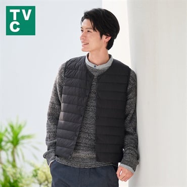TVC(ティーヴィシー) ウォッシャブルダウンベスト メンズ