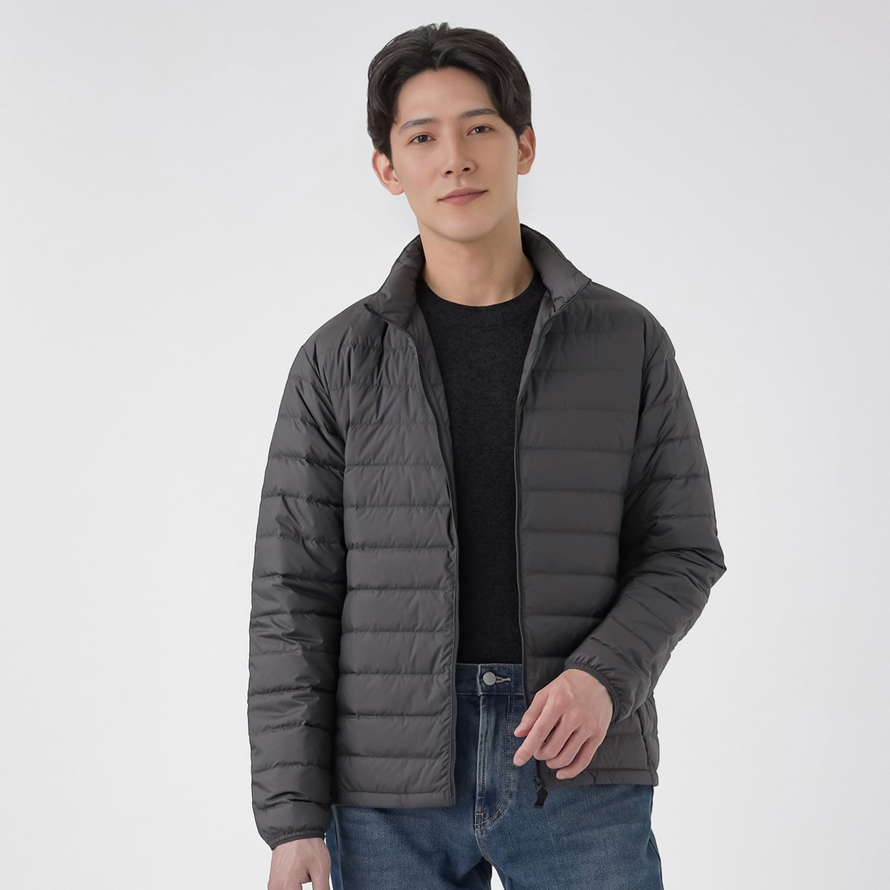 TVC(ティーヴィシー) ウォッシャブルダウンブルゾン メンズ(チャコ－ルグレ－-S)