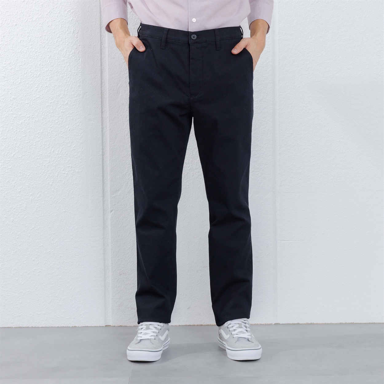 ブラウン　2点 GU公式 | ストレッチスリムチノ(丈標準76.0cm)