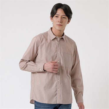 TVC(ティーヴィシー) リメン長袖無地レギュラーシャツ メンズ