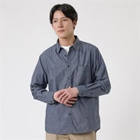 TVC(ティーヴィシー) リメン長袖無地レギュラーシャツ メンズ(コイアオ-S)