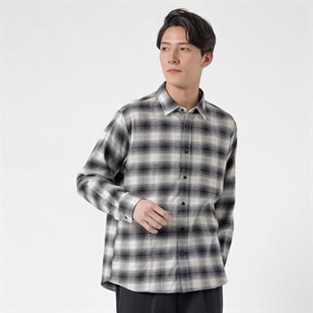 TVC(ティーヴィシー) フランネル長袖チェックレギュラーシャツ メンズ(Ａウスクロ-S)
