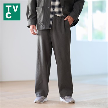 TVC(ティーヴィシー) エアツイルリラックスイージーパンツ メンズ