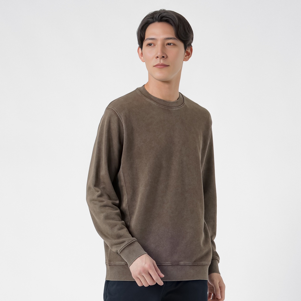 TVC(ティーヴィシー) 裏毛スウェットシャツ メンズ(Ａコイチャ（杢）-L)