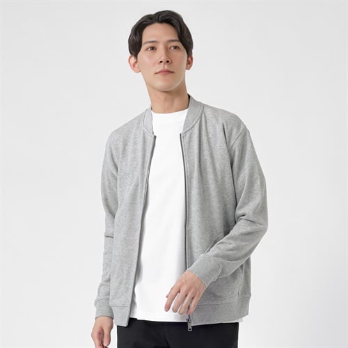 TVC(ティーヴィシー) 裏毛スウェットスタンドカラーブルゾン メンズ(ウスクロ-S)