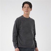 TVC(ティーヴィシー) ハイゲージモールクルーネックプルオーバー メンズ(チャコ－ルグレ－-S)