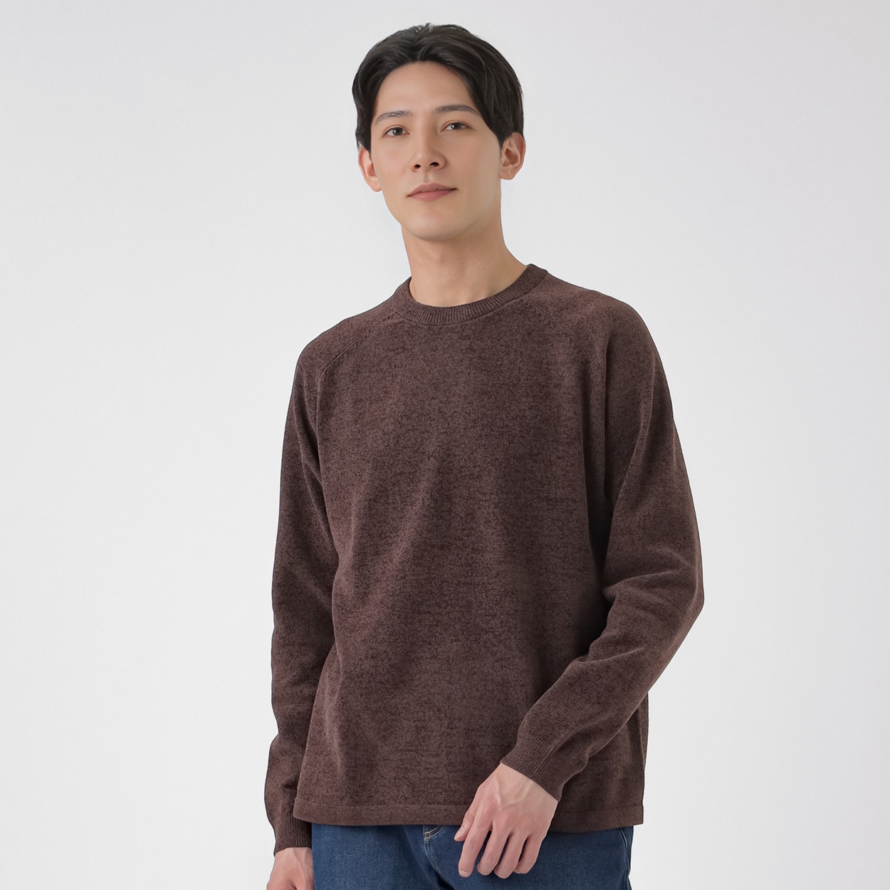 TVC(ティーヴィシー) ハイゲージモールクルーネックプルオーバー メンズ(コイチャ-L)