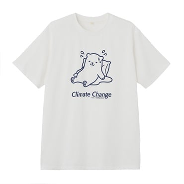 TVC(ティーヴィシー) 気温で色が変わるTシャツ by ウェザーニュース メンズ(Ａシロ（クマ）-S)