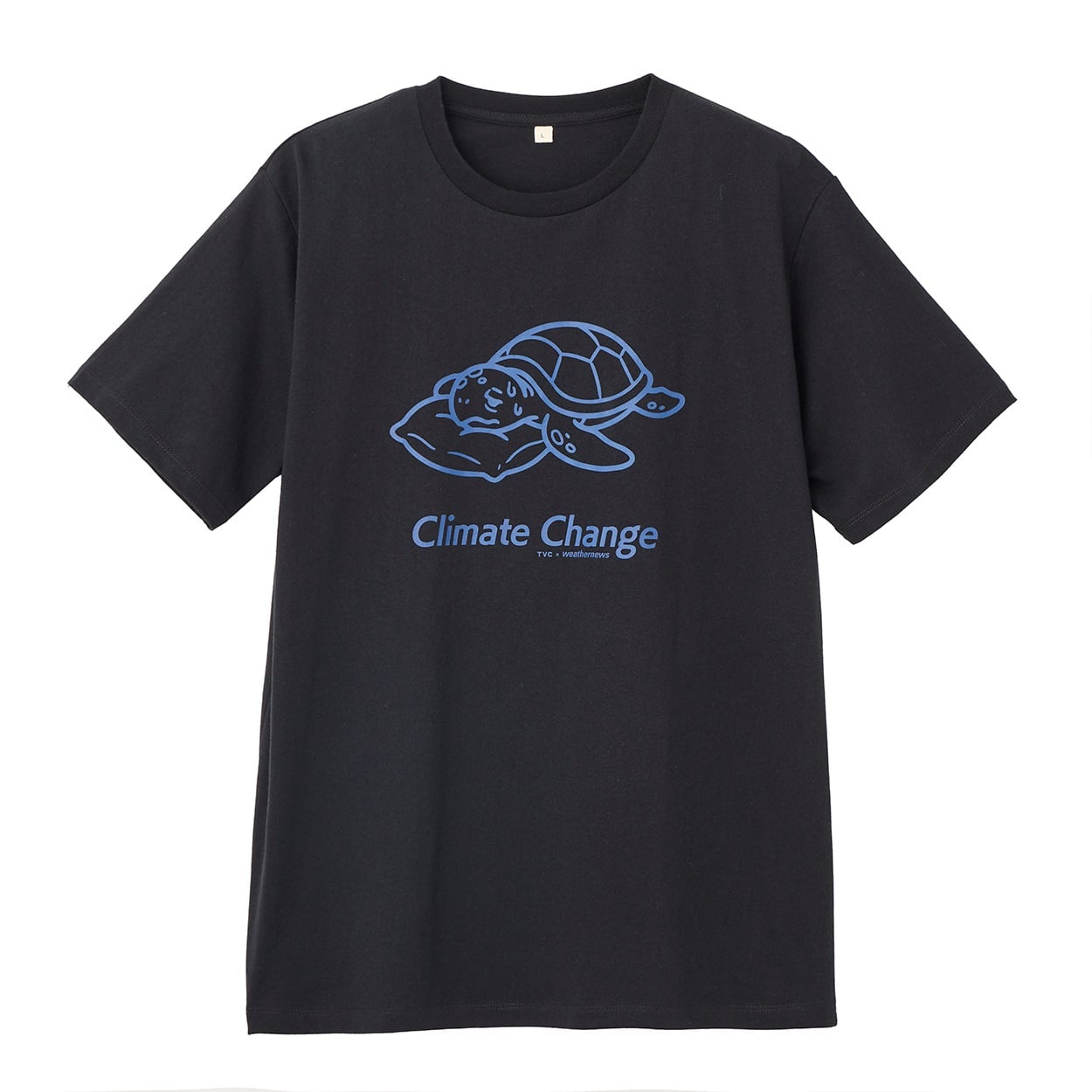 TVC(ティーヴィシー) 気温で色が変わるTシャツ by ウェザーニュース メンズ(Ａクロ(カメ）-S)