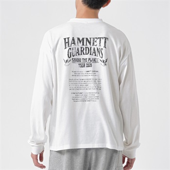 TVC(ティーヴィシー) SAVING THE PLANET by KATHARINE HAMNETT ガーディアンズ長袖Tシャツ メンズ(シロ-S)