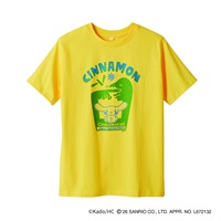 TVC(ティーヴィシー) Smile Talking Hands×シナモロール 手話モチーフTシャツ ユニセックス(キイロ（シナモン）-XS)
