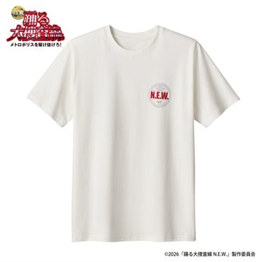 TVC(ティーヴィシー) 映画「踊る大捜査線N.E.W.」半袖Tシャツ メンズ シロ(N.E.W.)