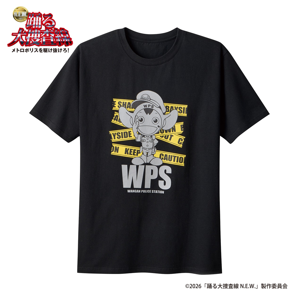 TVC(ティーヴィシー) 映画「踊る大捜査線N.E.W.」半袖Tシャツ メンズ モノトーン（WPS）(モノトーン（WPS）-XL)