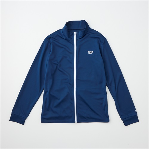 【ポイント20倍対象商品】Reebok(リーボック) 無地メッシュスタンド長袖フルジップ メンズ(コイアオ-L)