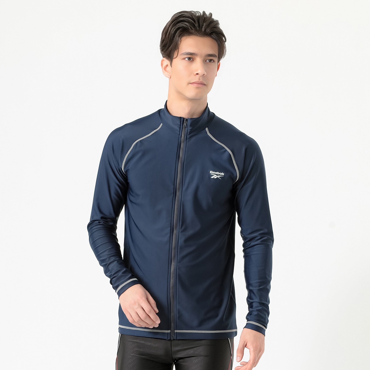 Reebok(リーボック) Reebok 長袖フルジップラッシュガード メンズ