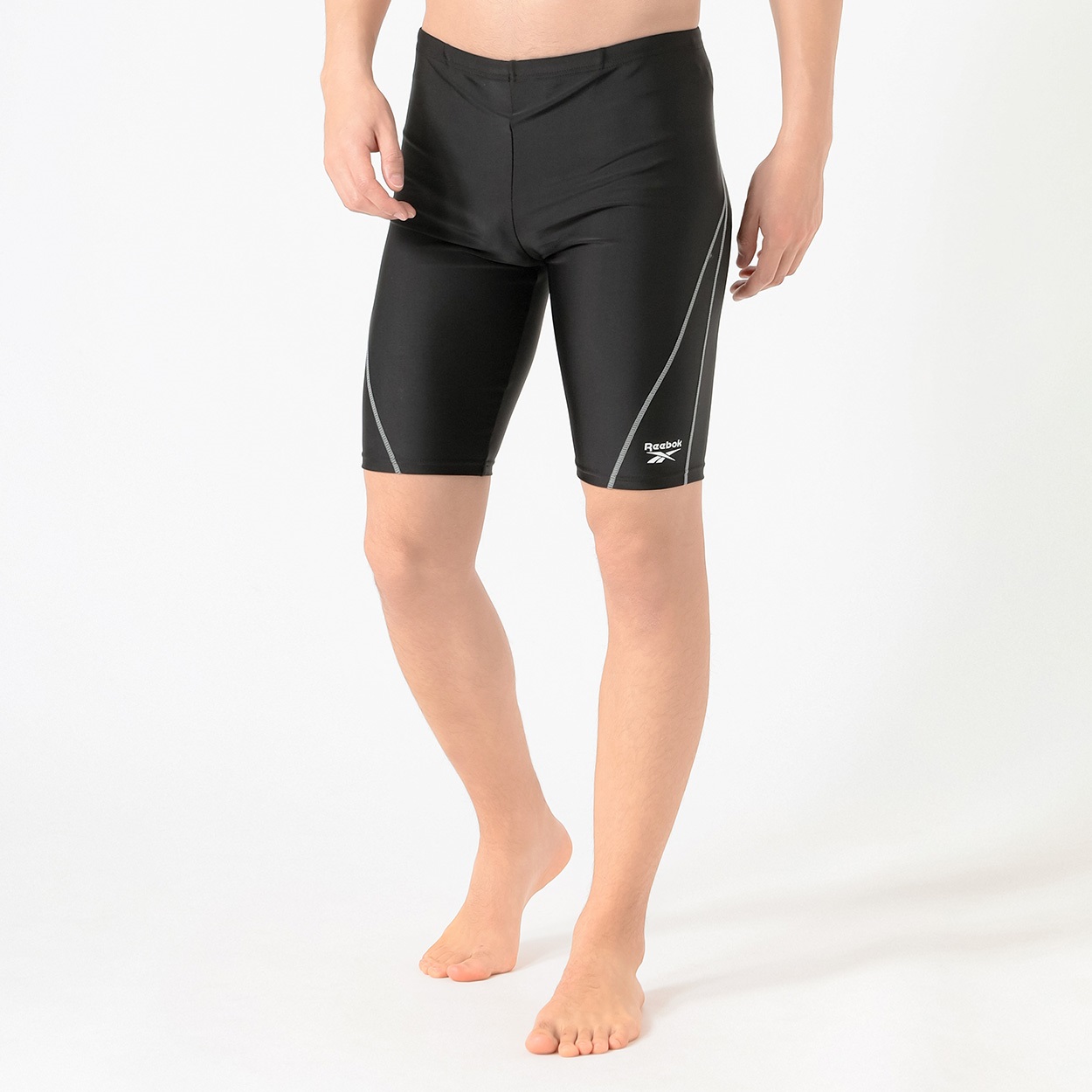 Reebok(リーボック) Reebok ステッチロングスパッツ メンズ(クロ-L)