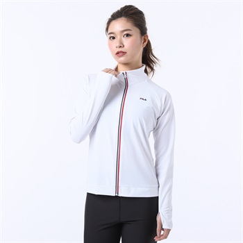 FILA(フィラ) スタンドラッシュガード 速乾素材 水陸両用 レディス(シロ-M)
