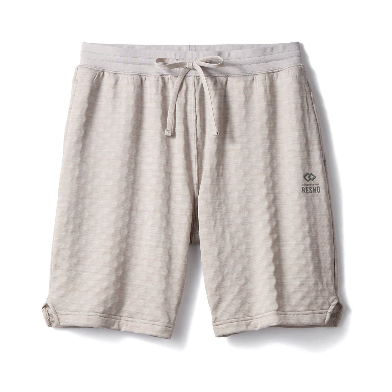 コラントッテRESNO MAGNE リカバリーウェアPLUSハーフパンツ ユニセックス(杢ベージュ-XL)