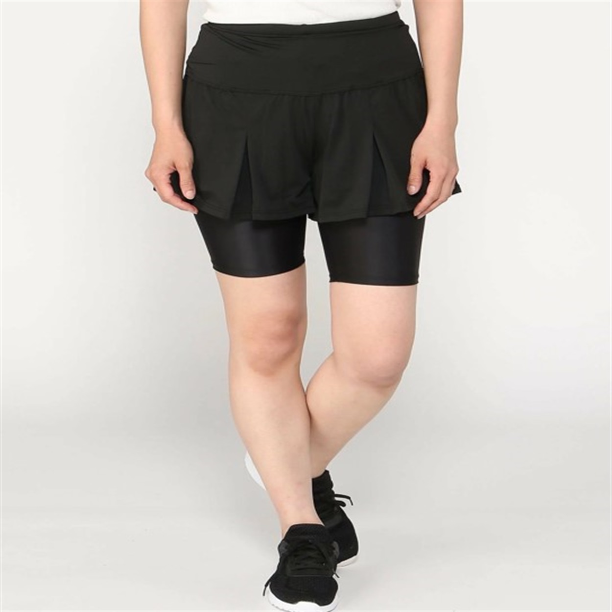 FILA(フィラ) キュロットボトム（大寸） 水陸両用 水陸両用 紫外線遮蔽率90％以上 レディス(クロ-2XL)