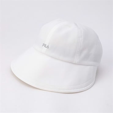 FILA(フィラ) キャップ 広ツバ設計 UV対策(ホワイト-フリー)