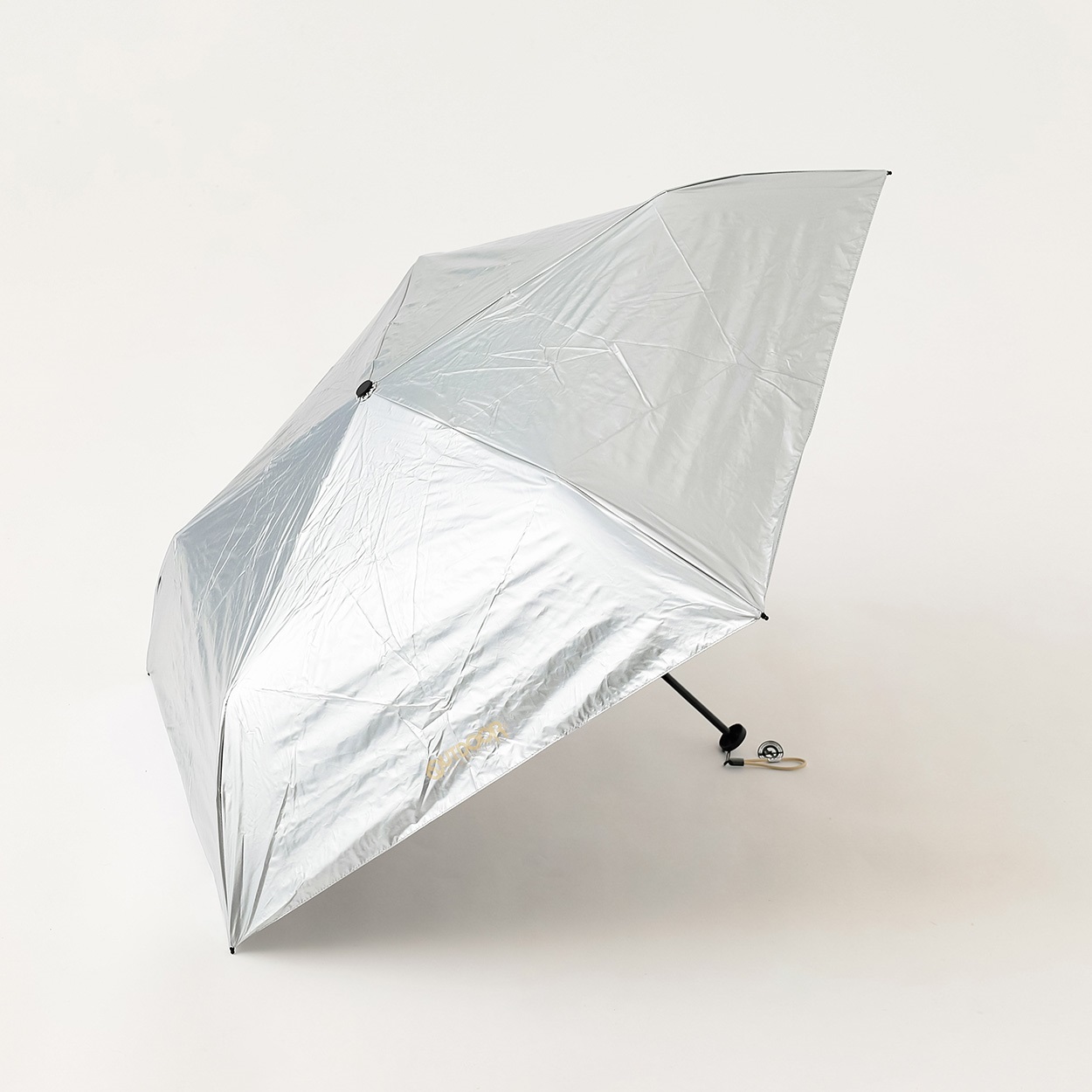 OUTDOOR PRODUCTS(アウトドア プロダクツ) 折傘 晴雨兼用 軽量 ユニセックス(ベージュ-50cm)