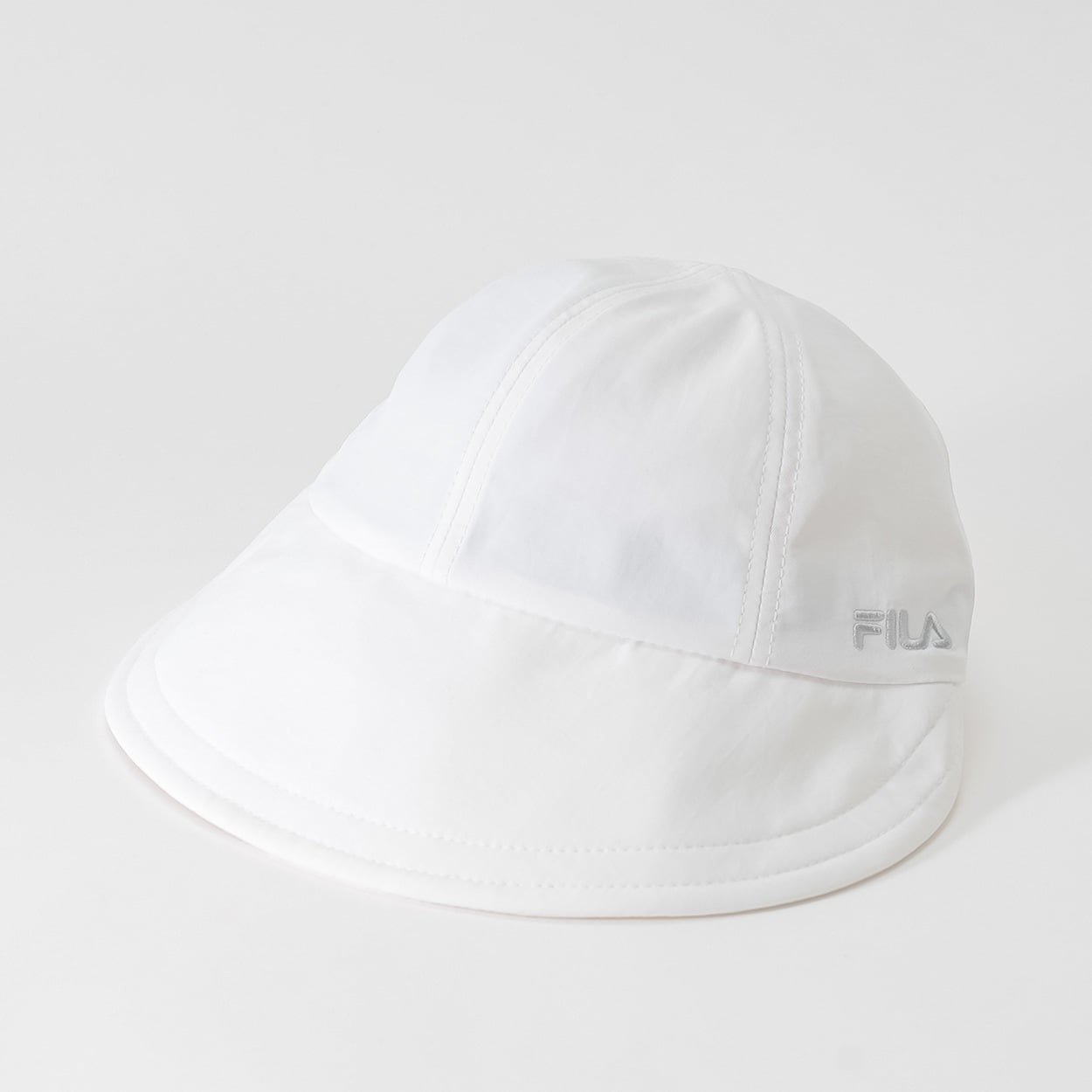 FILA(フィラ) 広ツバジョッキーキャップ ＵＶ対策  レディス(ホワイト-フリー)