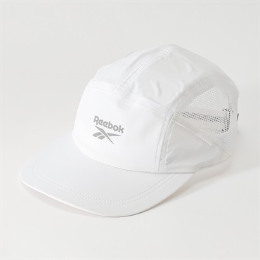 Reebok(リーボック) ランニングキャップ グラスホルダー付き ユニセックス(ホワイト-フリー)