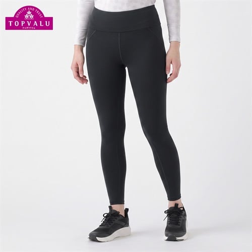 トップバリュ PEACE FIT(ピースフィット) WARM スポーツインナー 裏起毛 ロングタイツ レディス