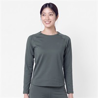 sporsium(スポージアム) コンプレッションインナー ウォーム クルーネック レディス(チヤコ－ルグレ－-Ｓ)
