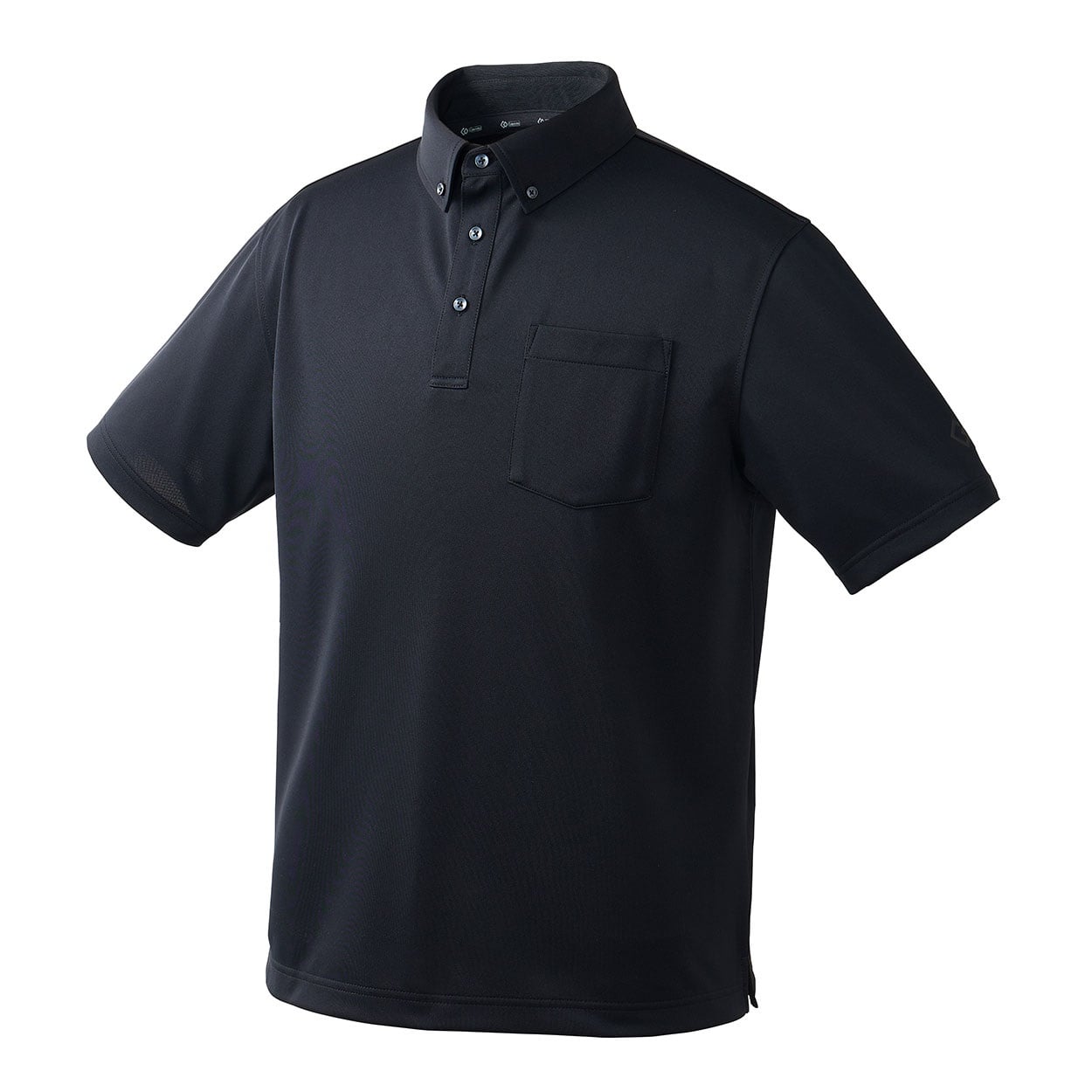 コラントッテ MAGーSTYLE Polo Shirt ユニセックス(ブラック-Ｍ)