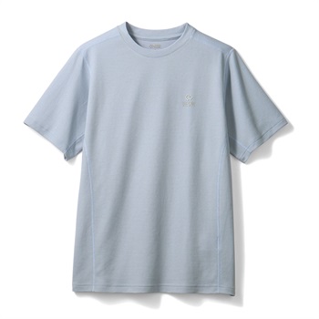 コラントッテRESNO MAGNE リカバリーウェア DRY ショートスリーブ ユニセックス(スモーキーブルー-Ｓ)