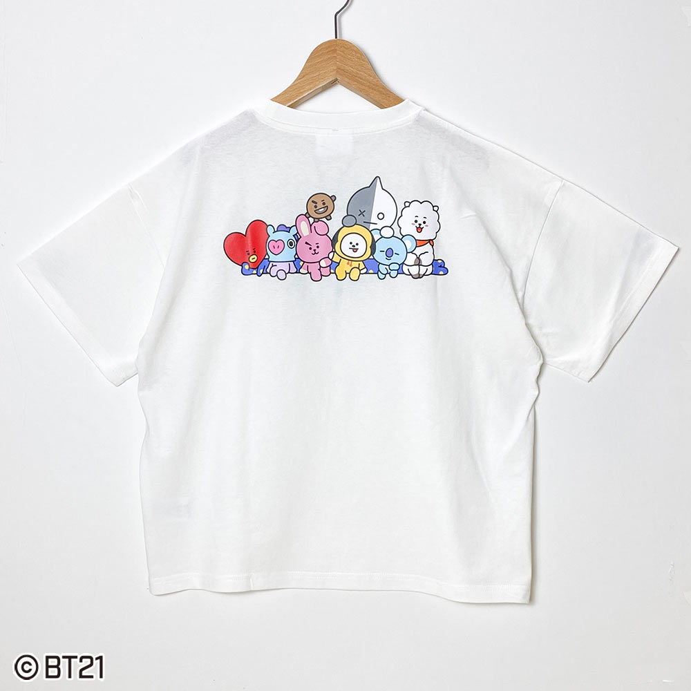 BTS クルーTシャツ BT21 プリントTシャツ C | イオンスタイルオンライン 衣料品