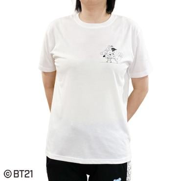 BT21バックイラストプリントTシャツ レディス | イオンスタイル