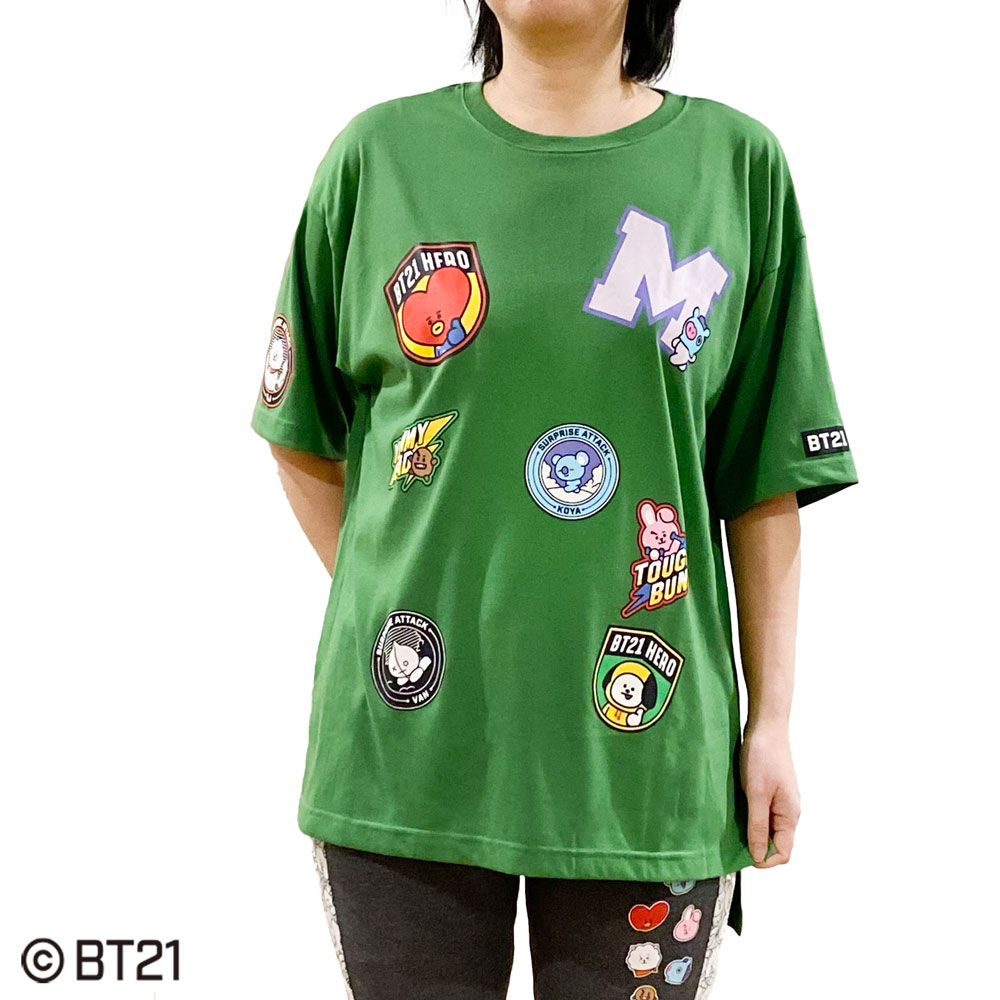 BT21 - bt21 爽健美茶 ビックTシャツ 非売品 BT21 - bt21 爽健美茶 ビックTシャツ 非売品の通販 by ETVOS
