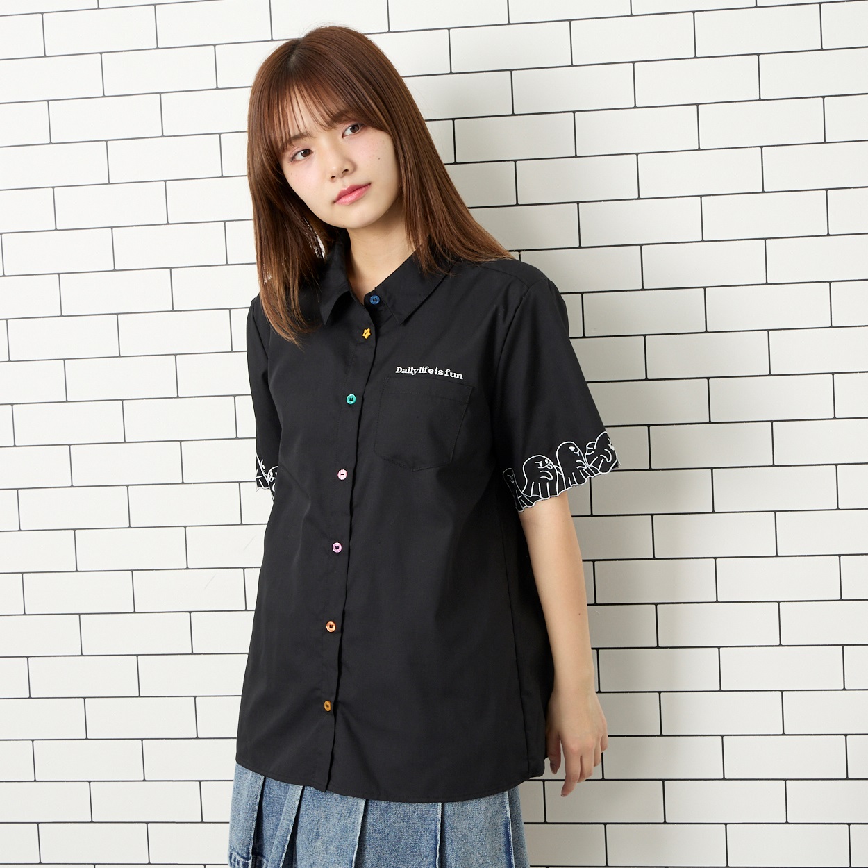 Max Mara「QUORUM」クロップド タフタ シャツジャケット カモフラジャガード シャツジャケット(セットアップ可能)[品番