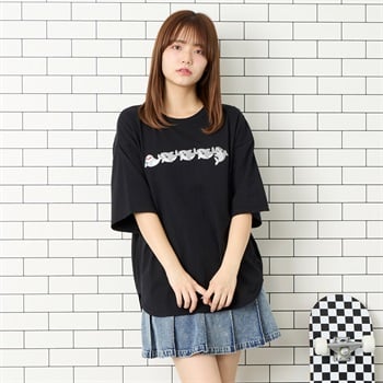 天竺半袖サメ刺繍Tシャツ Doublefocus (ダブルフォーカス