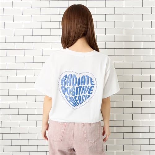 天竺ラメハートTシャツ Doublefocus (ダブルフォーカス)(ブルー-M)